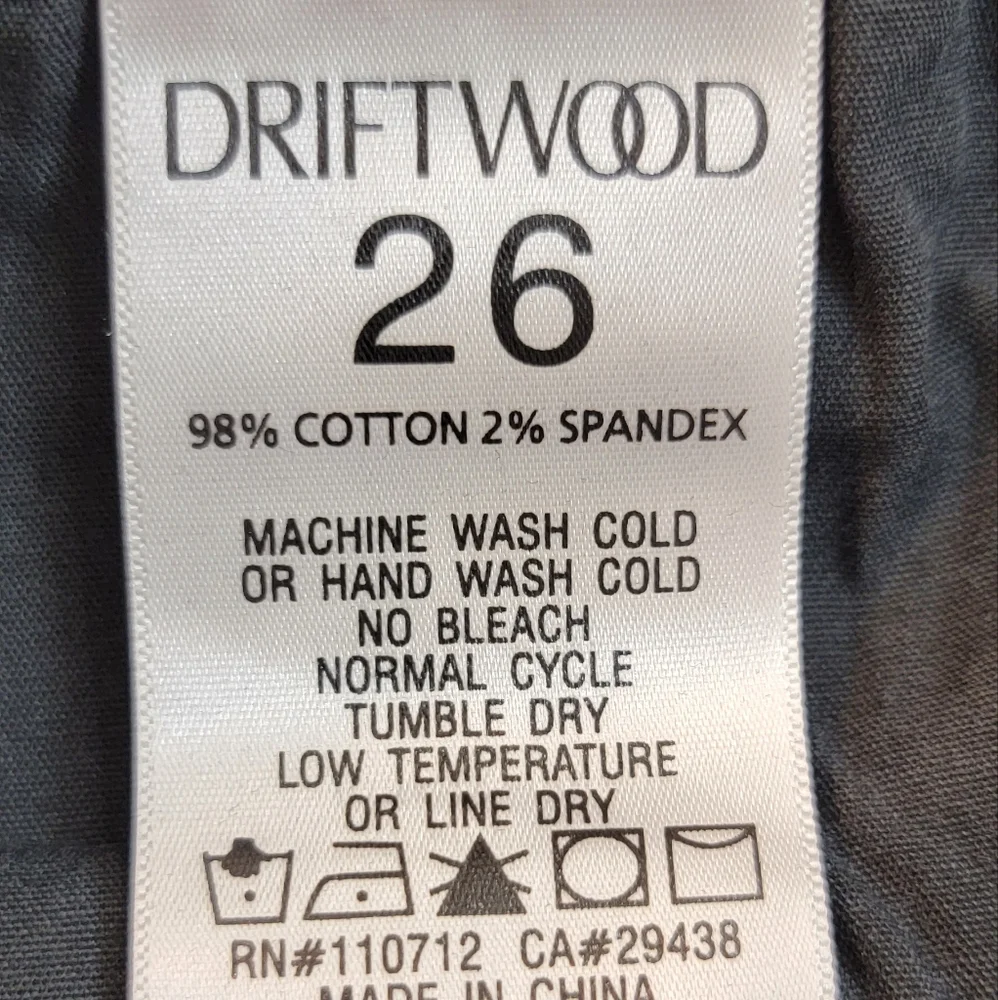 Driftwood‎ Womens Gizelle Embroidered Star Black Skinny Ankle Fit Jeans Size 26